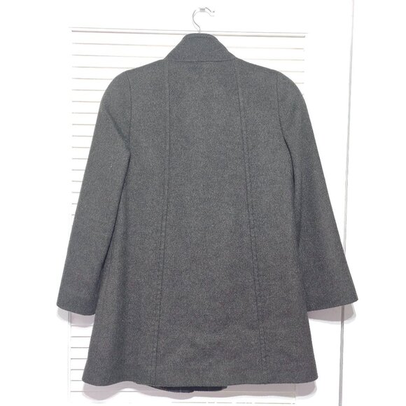 Jimmy Hourihan Women's Gray Wool Swing Coat Size M (E 40) Made In Spain 2939 - Picture 11 of 15